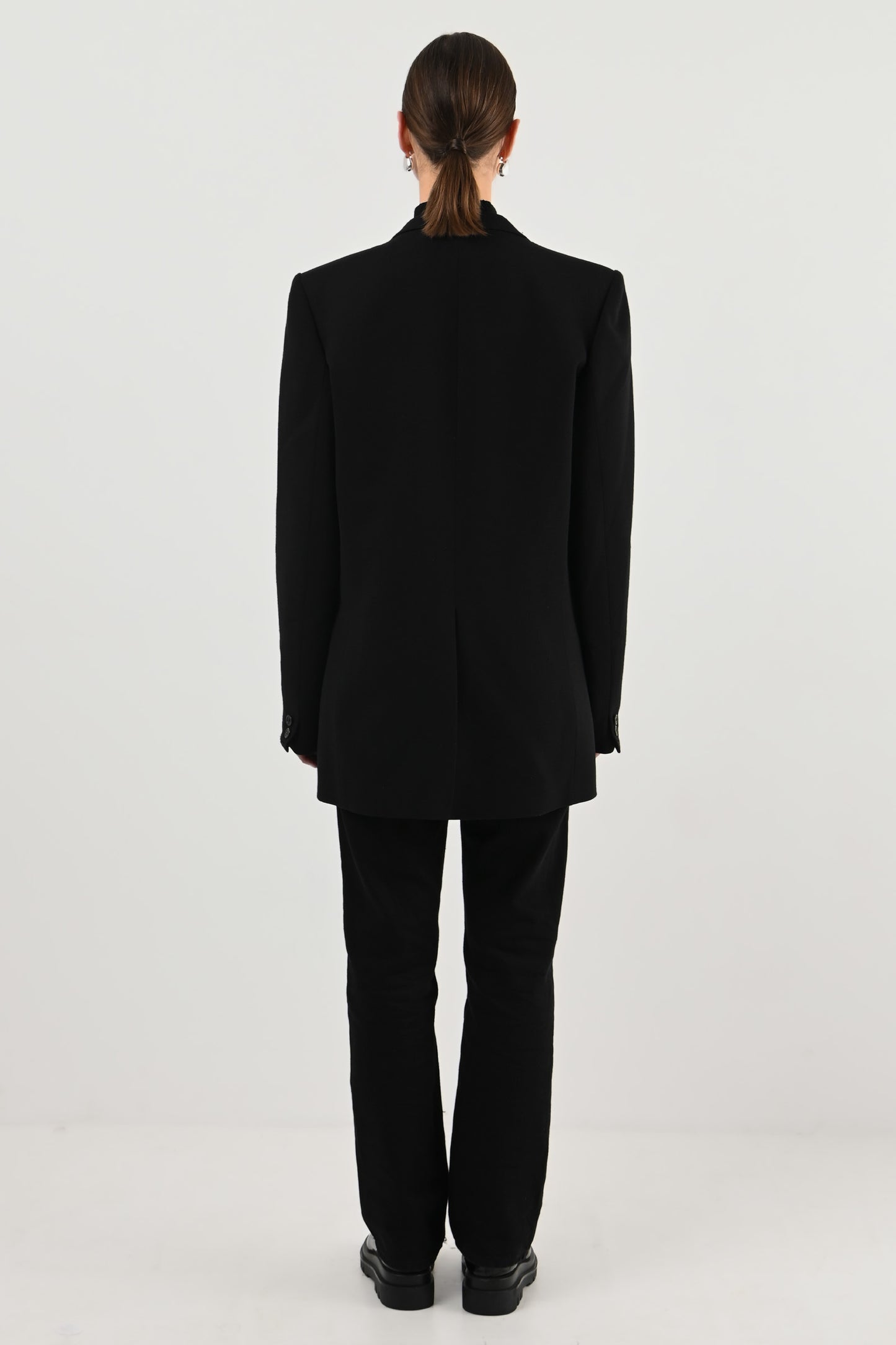 Balmain – Blazer noir à écusson