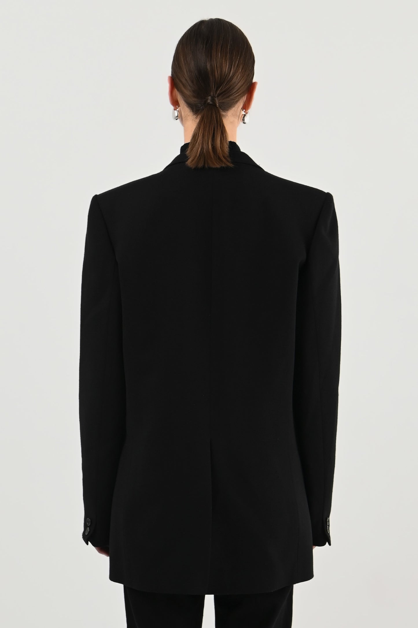 Balmain – Blazer noir à écusson