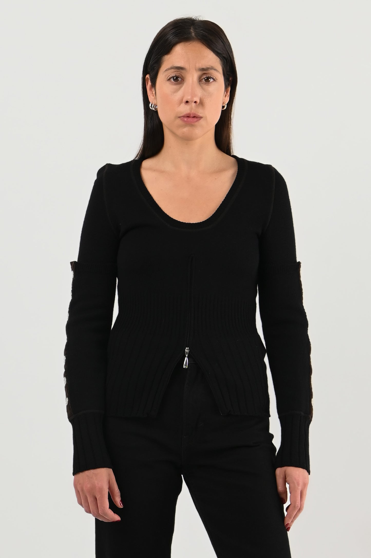 Montana Blu – Pull ajusté et zippé