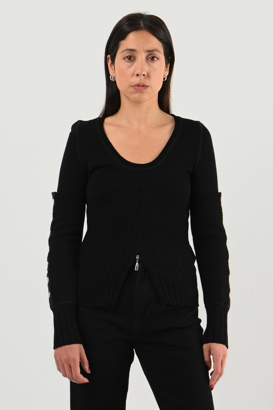 Montana Blu – Pull ajusté et zippé