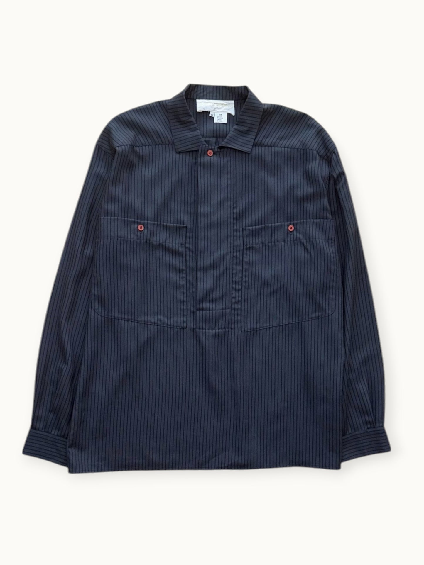 Claude Montana – Chemise en laine rayée