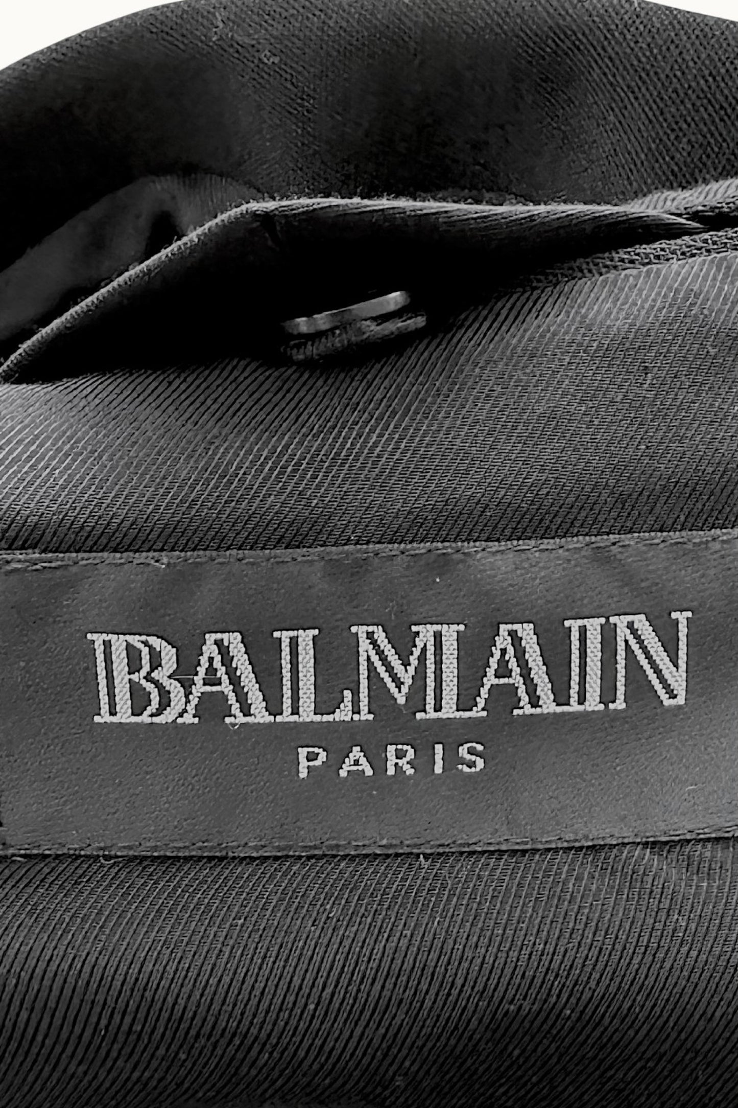 Balmain – Blazer noir à écusson