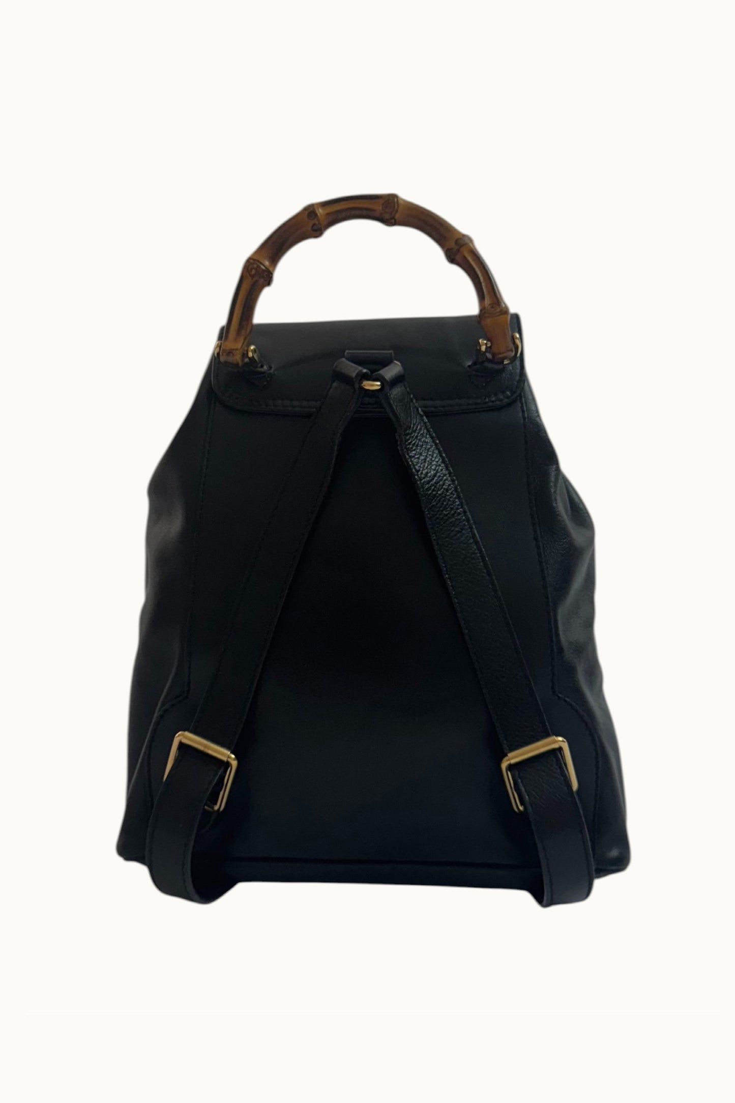 Gucci – Sac à dos en cuir noir