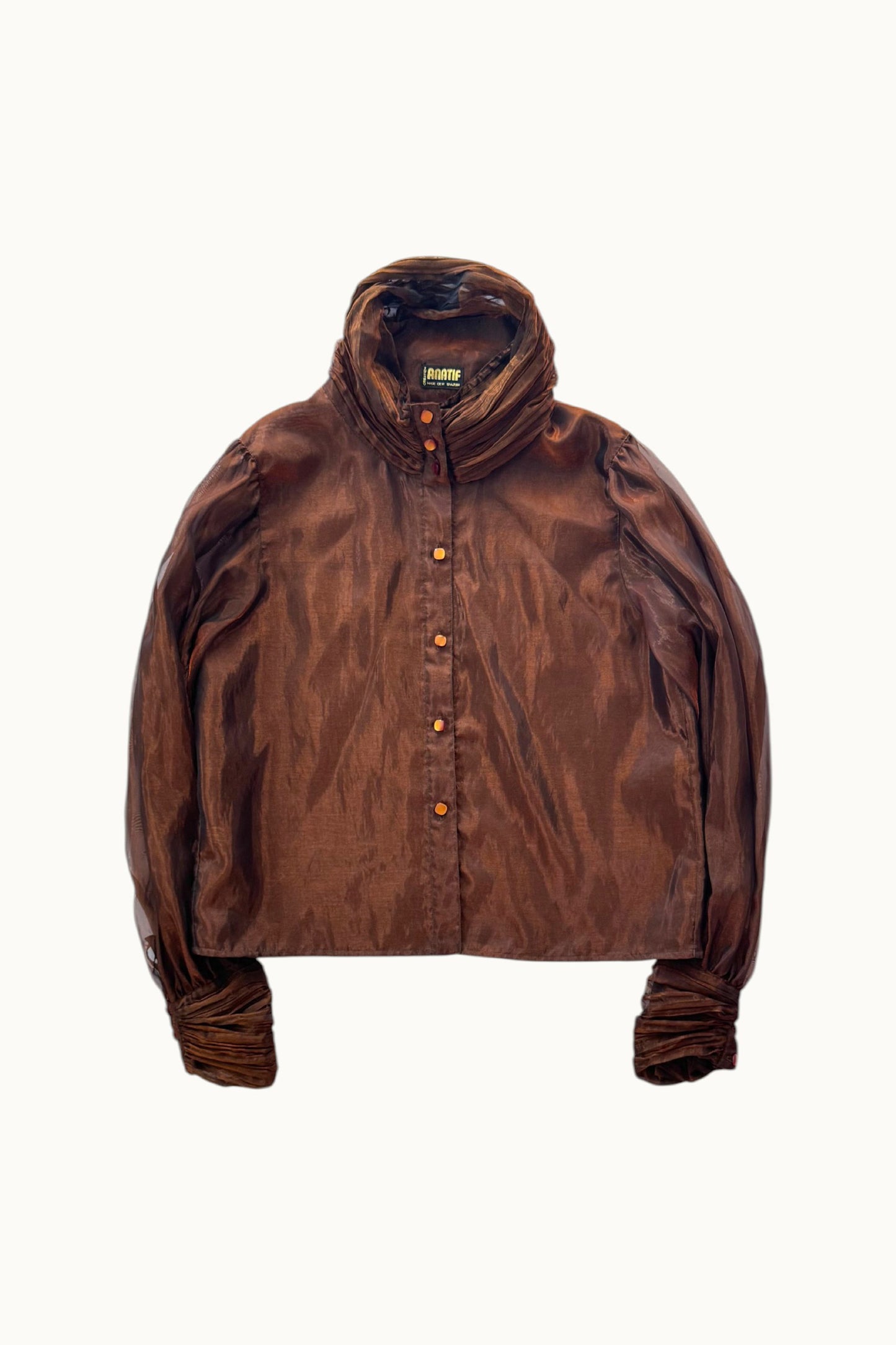 Anatif – Chemise bronze métallisé