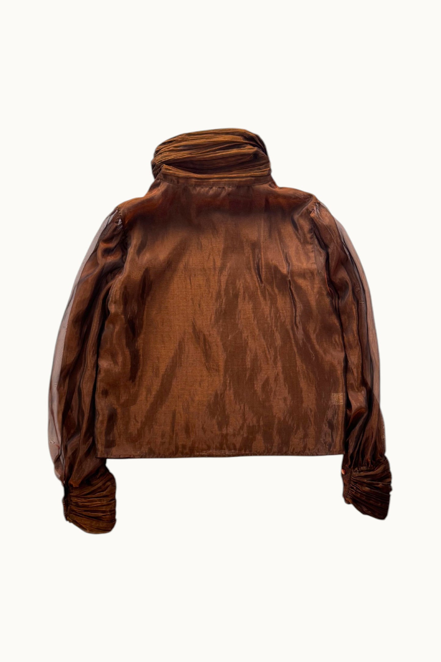 Anatif – Chemise bronze métallisé