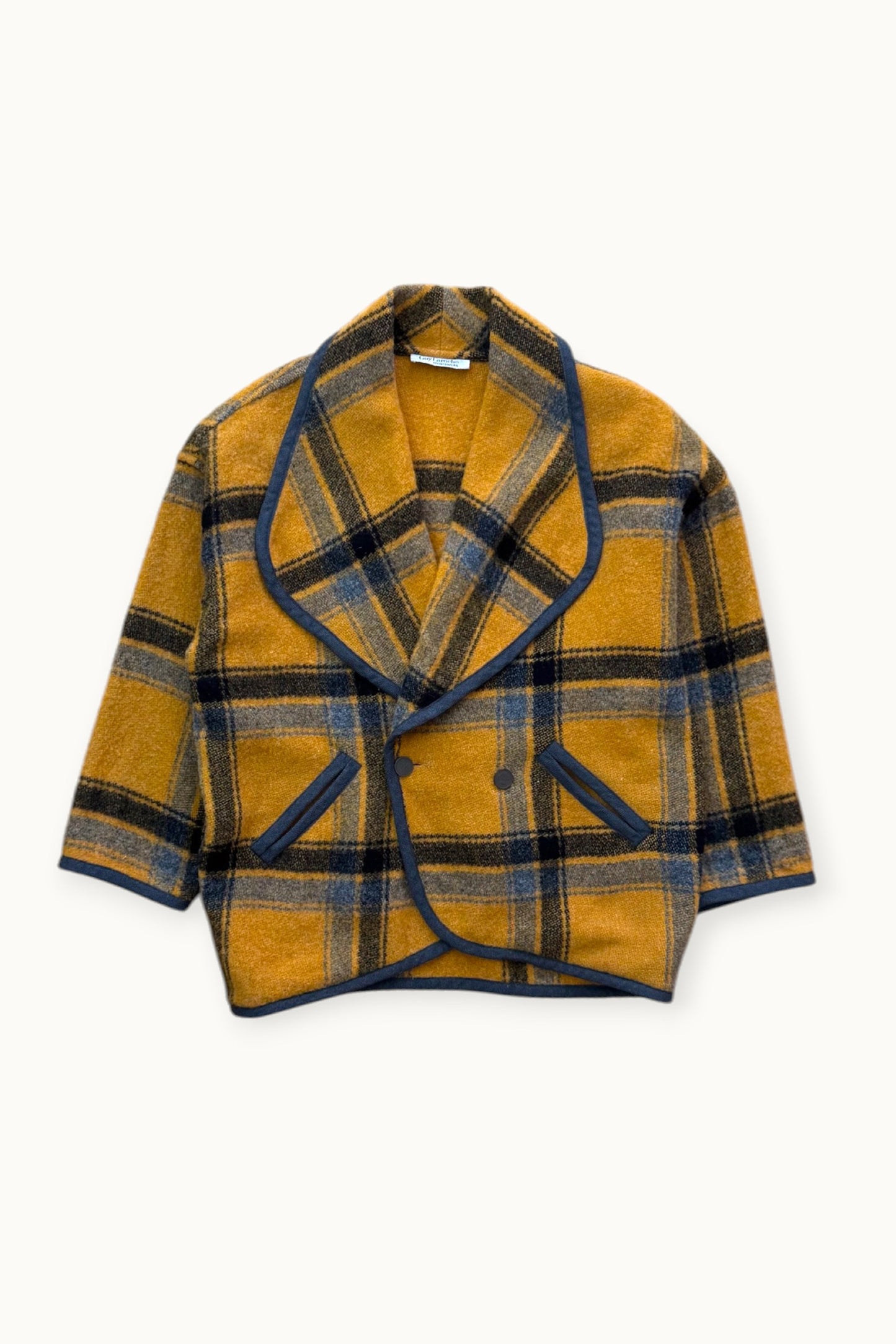 Guy Laroche – Manteau court à carreaux