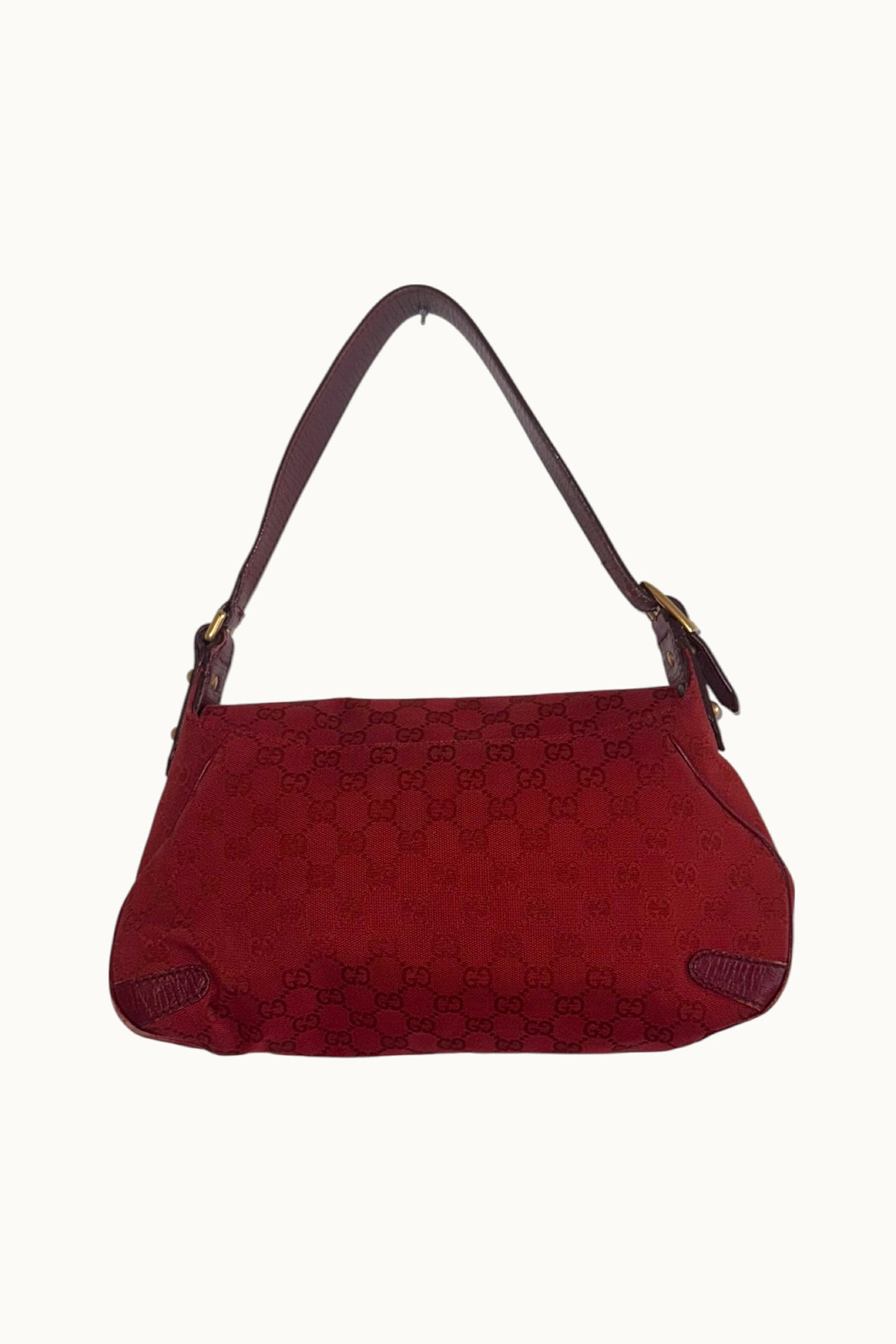 Gucci – Sac Horsebit monogramme rouge