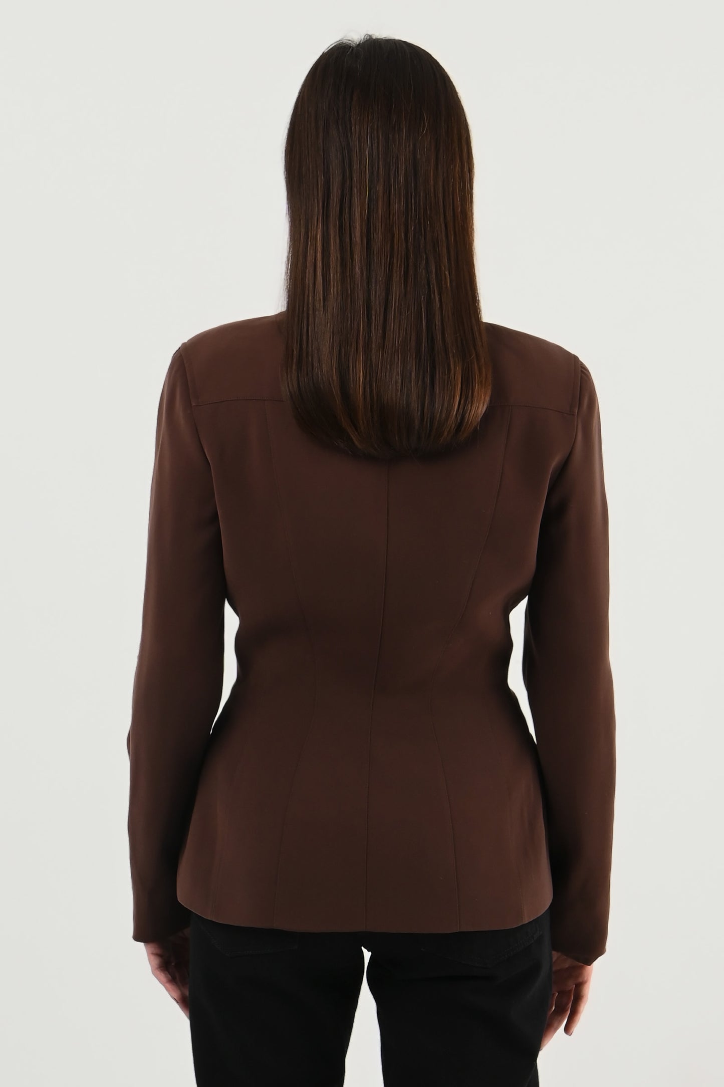 Mugler – Veste épaulée zipée