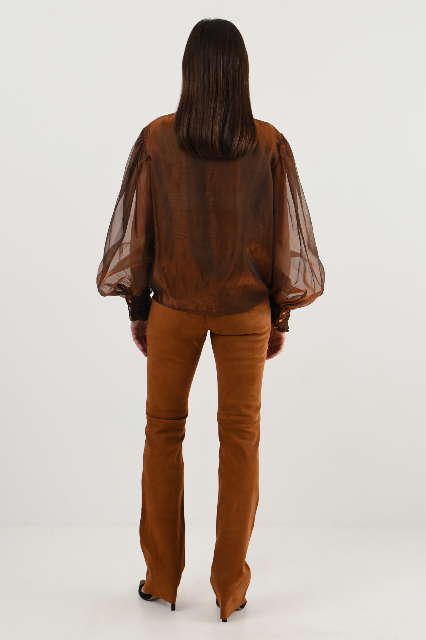 Anatif – Chemise bronze métallisé