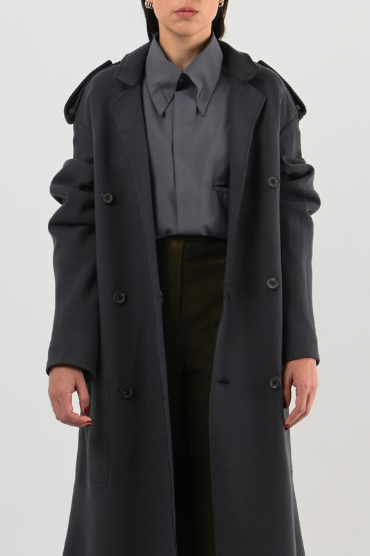 Lanvin – Manteau long croisé