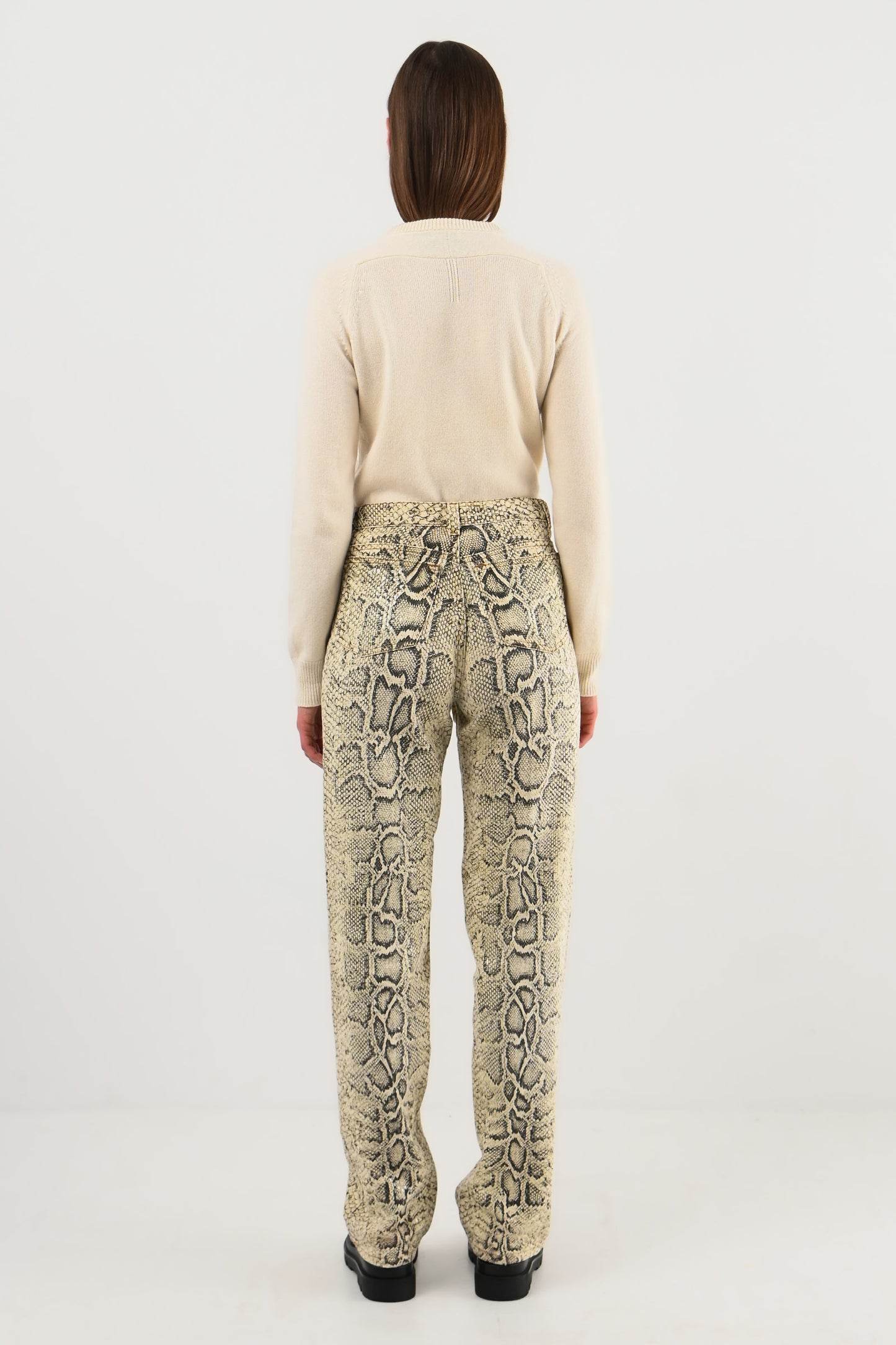 Roberto Cavalli – Jean effet python