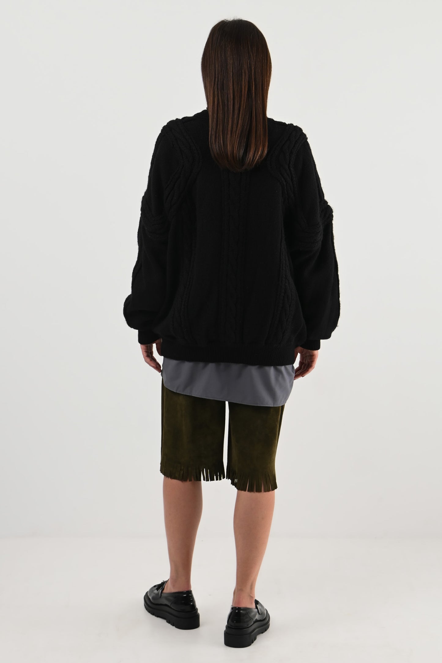 Claude Montana – Pull torsadé oversized