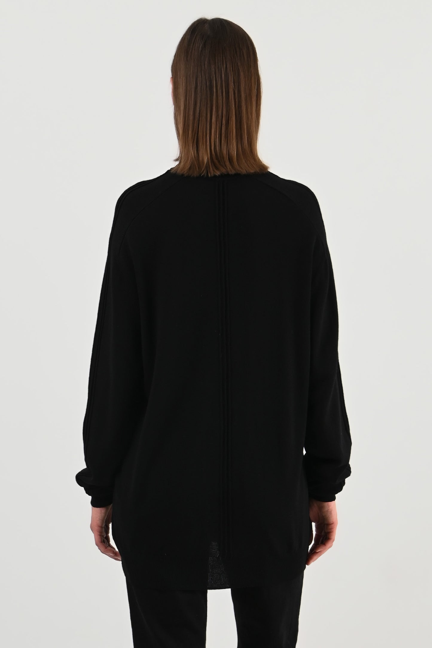 Mugler – Polo noir en laine