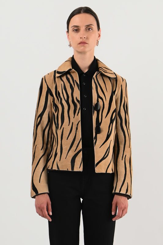 Alberta Ferretti – Veste tigrée