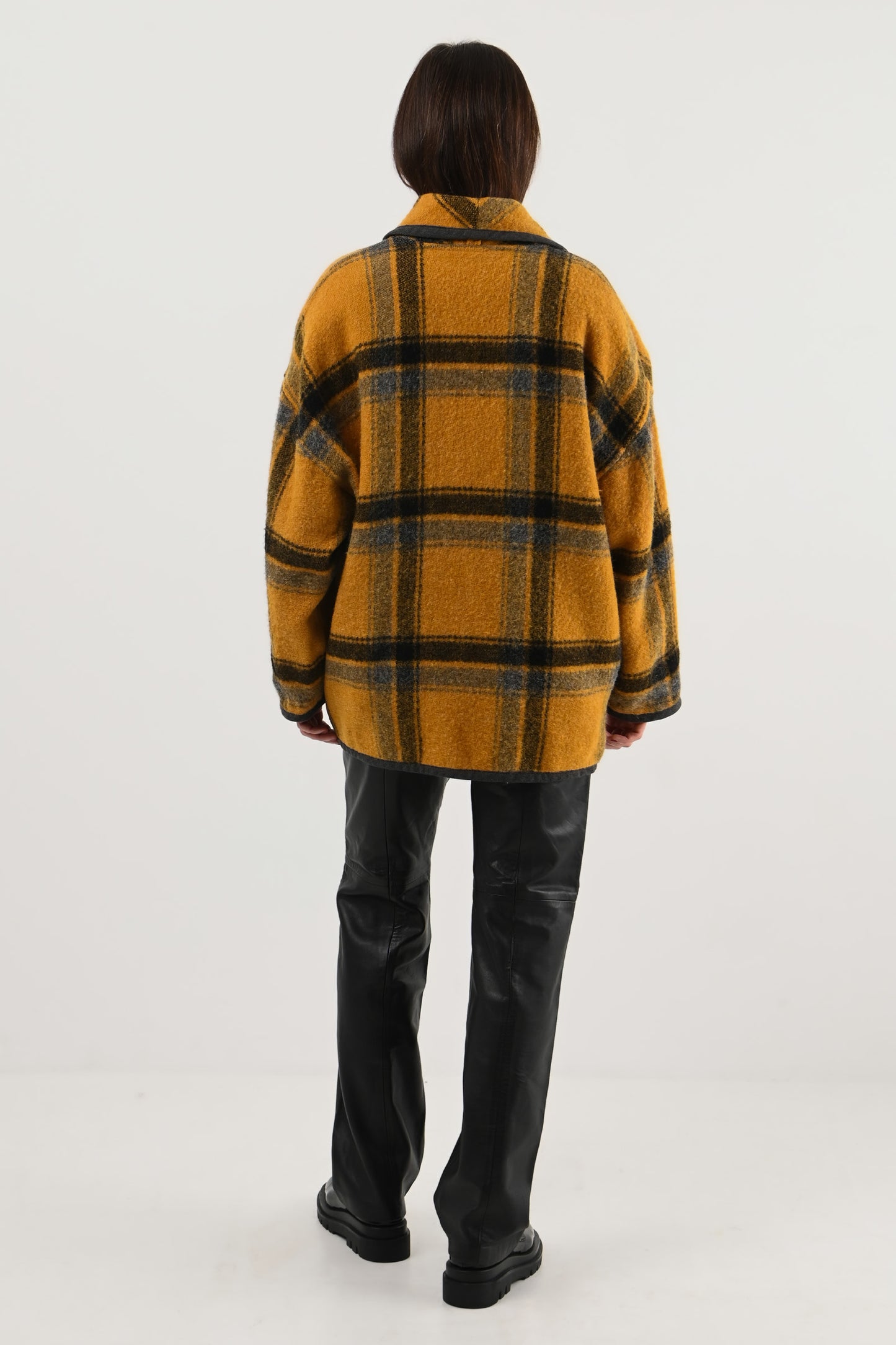 Guy Laroche – Manteau court à carreaux