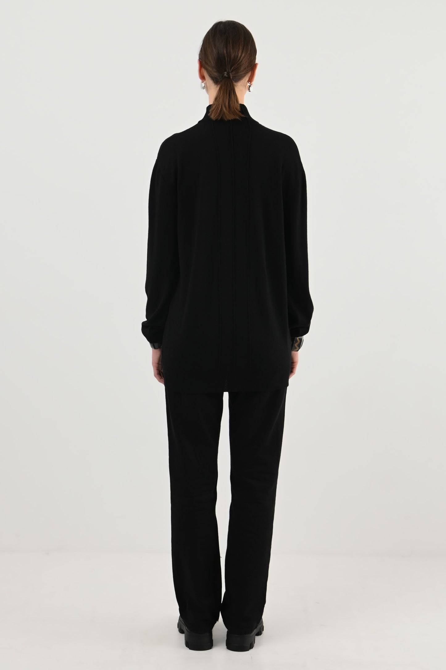 Mugler – Pull col montant en laine