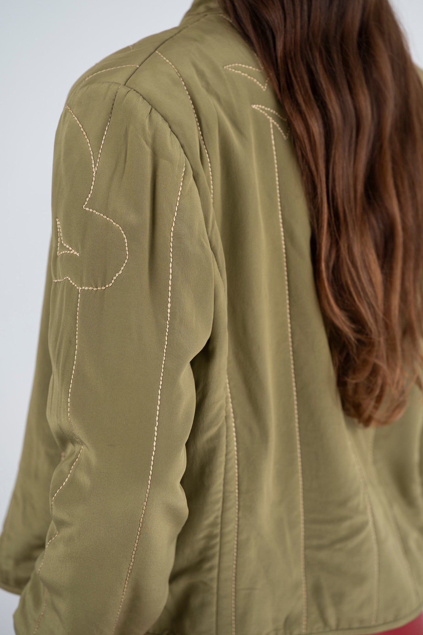 Vintage - Veste légère brodée