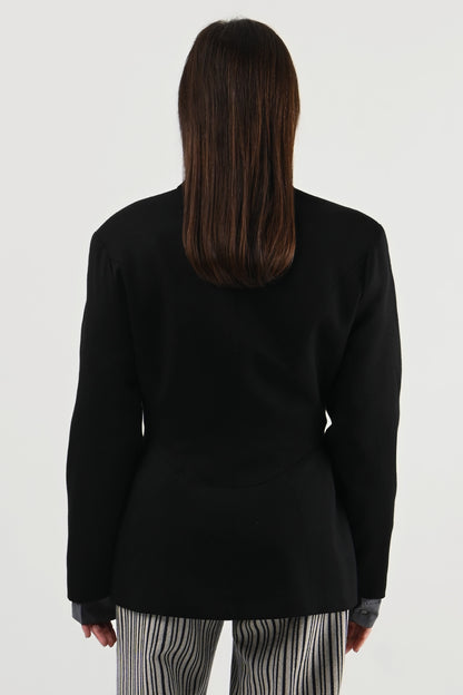 Mugler - Veste à croisillons