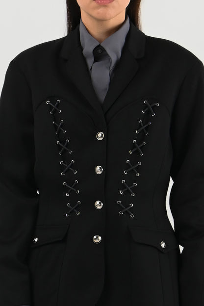Mugler - Veste à croisillons