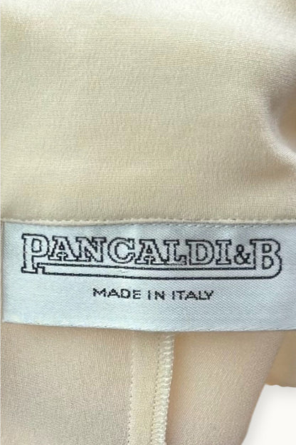 Pancaldi & B – Chemise en soie ivoire