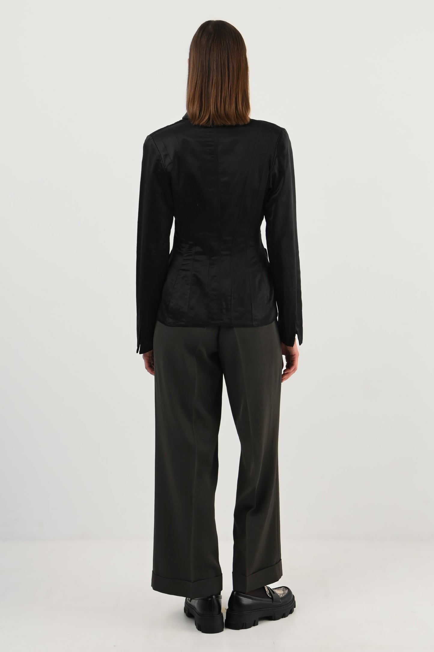 Gucci – Veste en soie noire Tom Ford