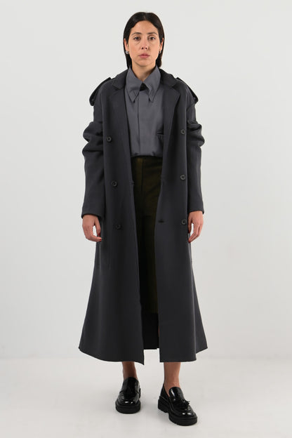 Lanvin – Manteau long croisé