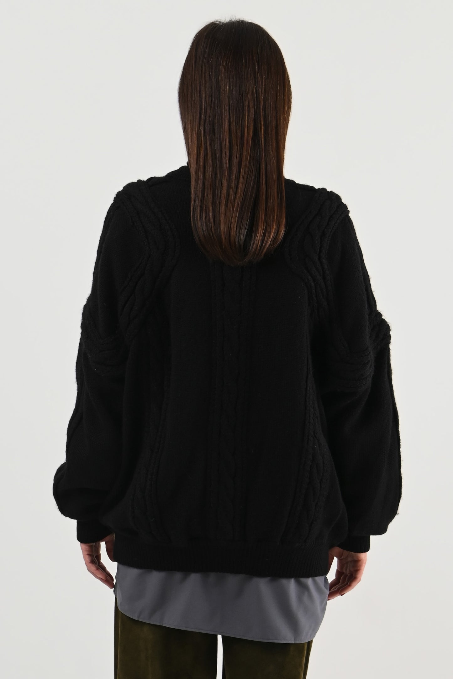 Claude Montana – Pull torsadé oversized