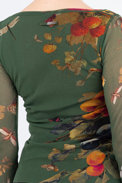 Jean Paul Gaultier Soleil - Top imprimé végétal
